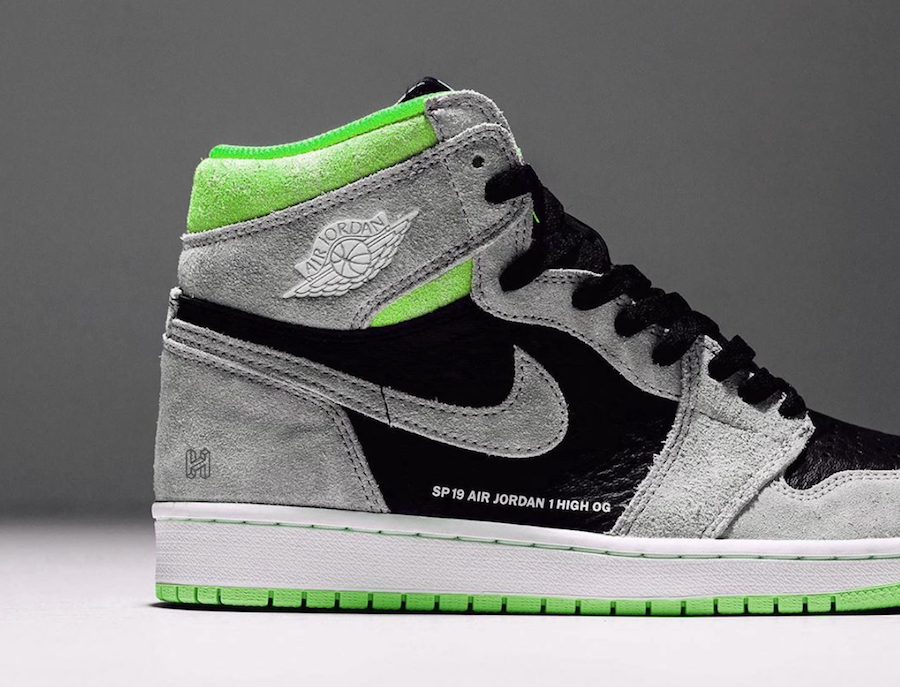 Air Jordan 1 Neutral Grey Gunsmoke Volt 