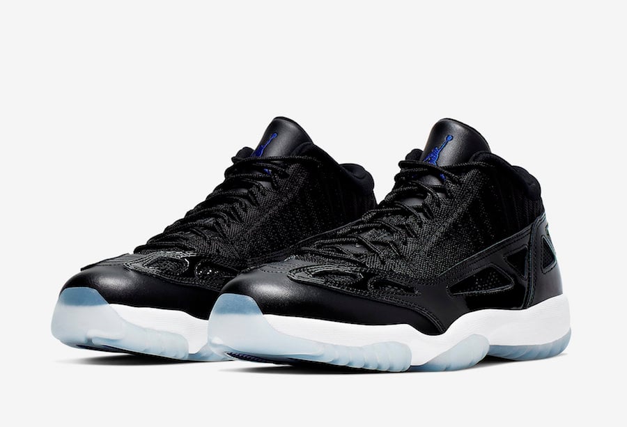 space jams white and blue