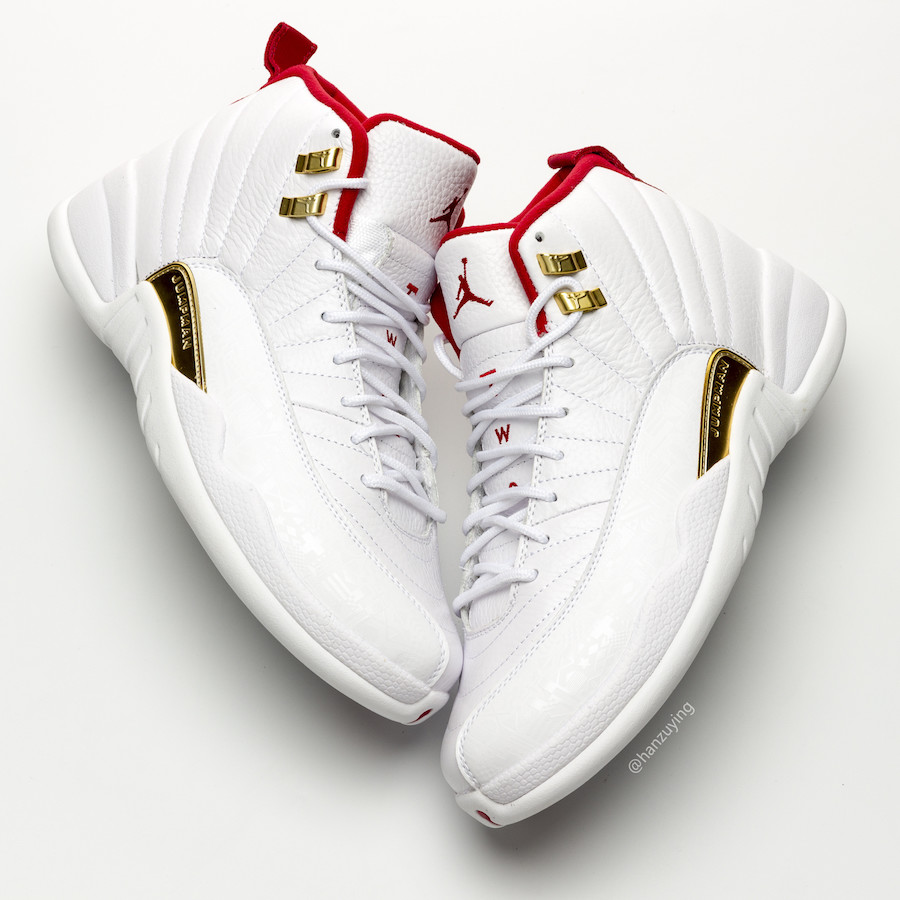 white red and gold 12s