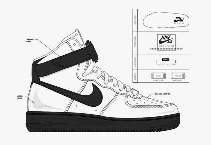 Alyx Nike Air Force 1 Release Date Info