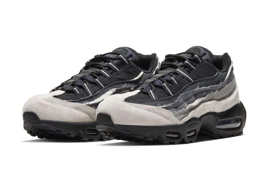 Comme des Garcons Nike Air Max 95 Black Grey Release Date Info