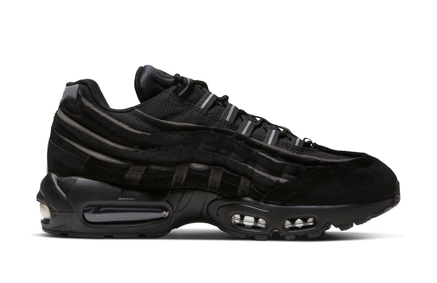 Comme des Garcons Nike Air Max 95 Black Release Date Info