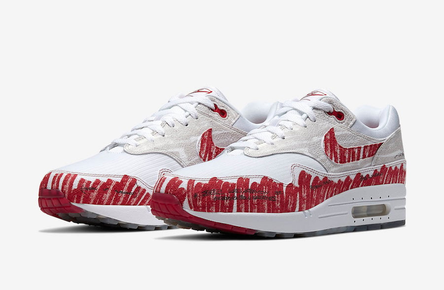 Nike Air Max 1 OG Tinker Sketch To Shelf CJ4286-101 Release Date Info