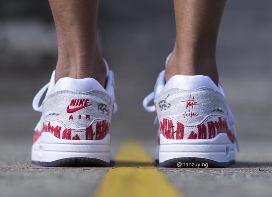 Nike Air Max 1 Tinker Sketch CJ4286-101 On Feet Release Info