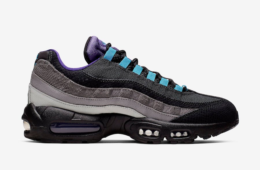 air max 95 black purple teal