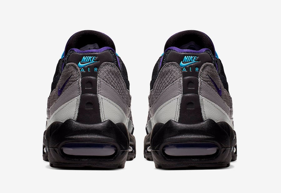 Nike Air Max 95 Black Grape Black Court Purple Teal Nebula AO2450-002 Release Date Info