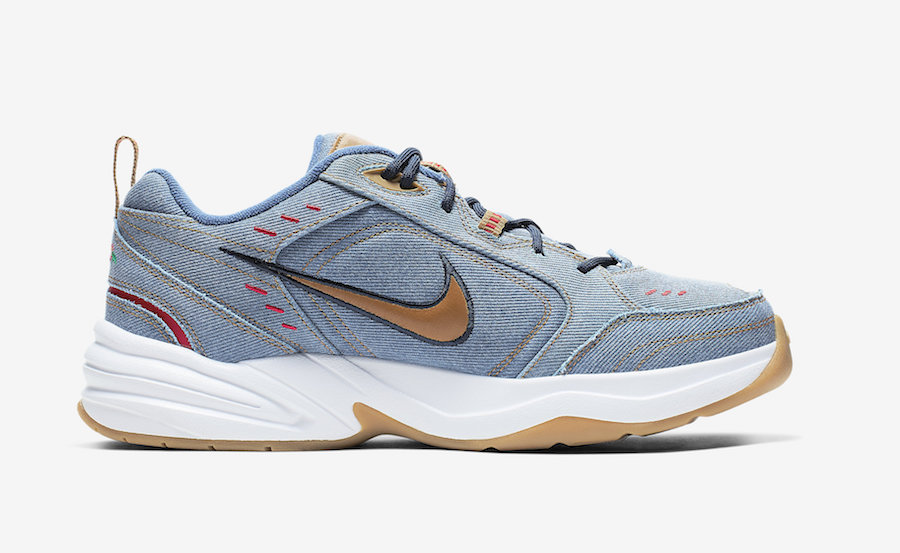 Nike Air Monarch 4 Denim AV6676-400 Release Info