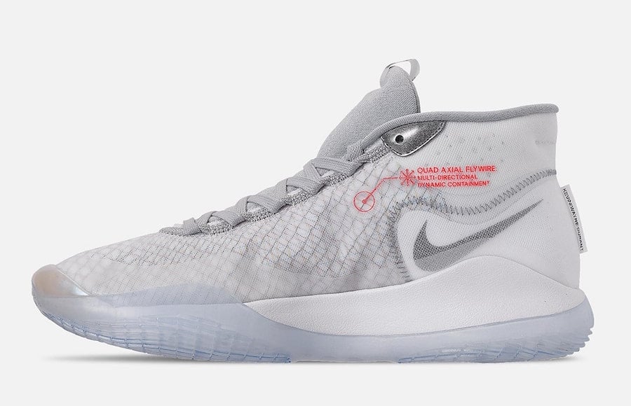 Nike KD 12 Wolf Grey AR4229-101 Release Info