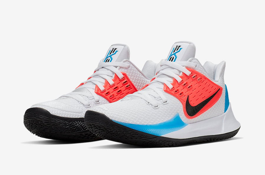 kyrie low 2 white blue hero