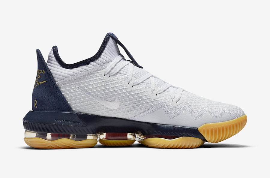 Nike LeBron 16 Low Olympic USA CI2668-101 Release Date Info