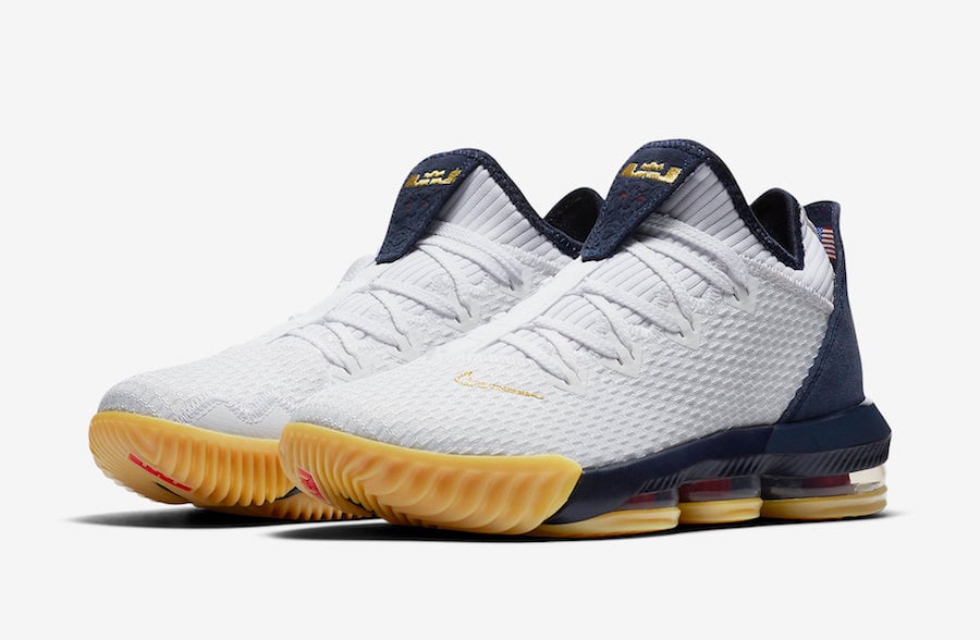 Nike LeBron 16 Low Releasing with Olympic Vibes