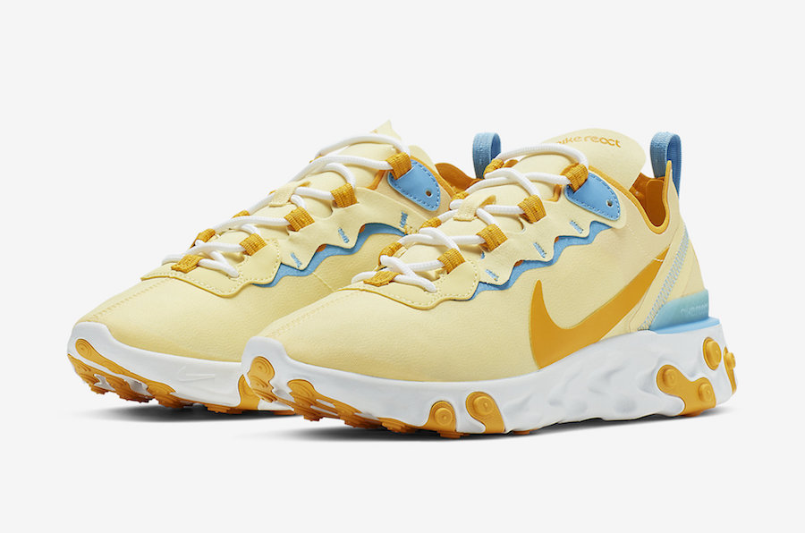 Nike React Element 55 Coming Soon in Yellow and Blue