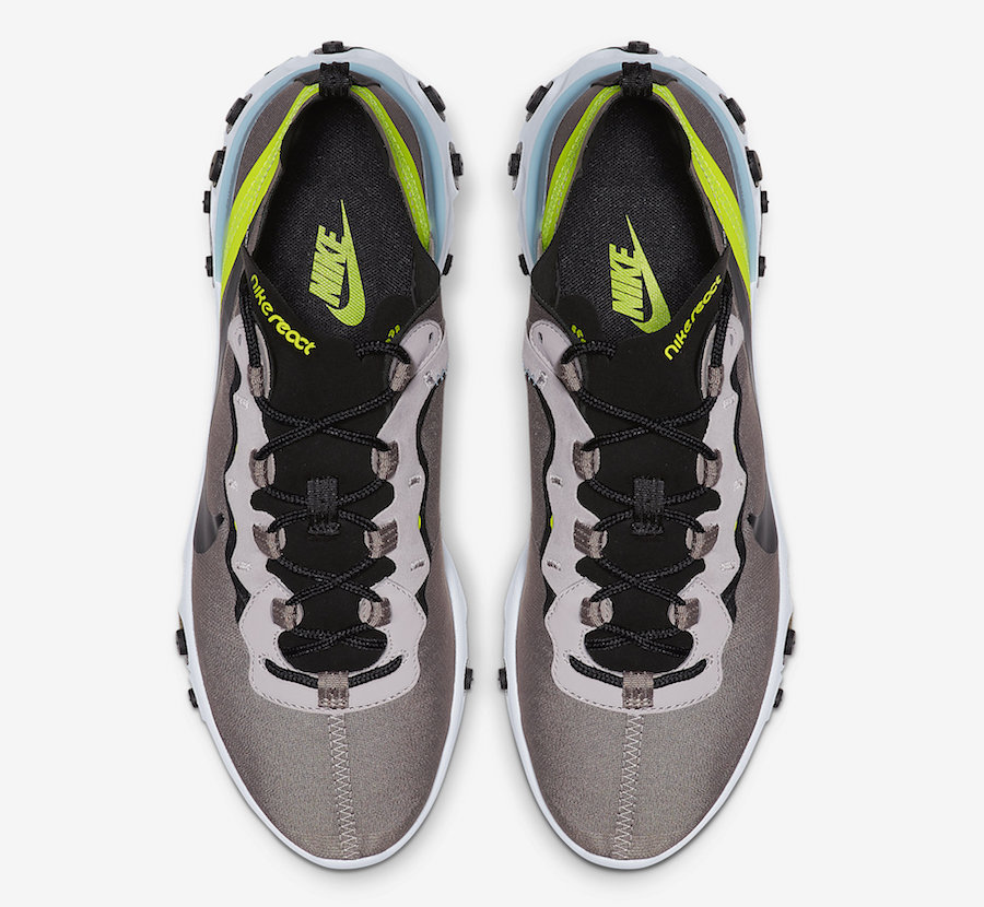 Nike React Element 55 Pumice Volt BQ6166-201 Release Info | SneakerFiles