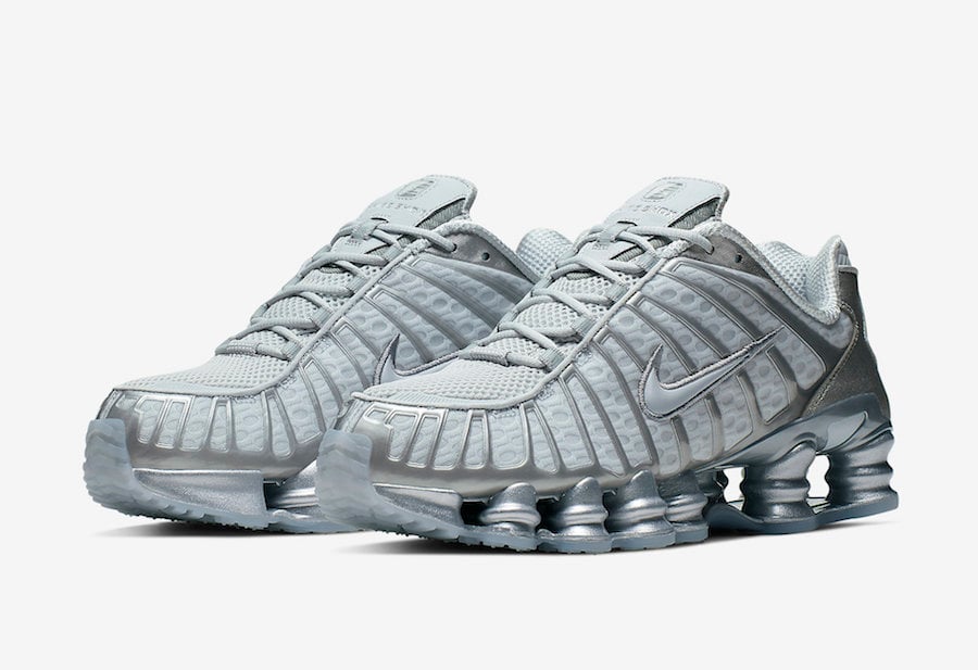 nike shox tl platinum chrome