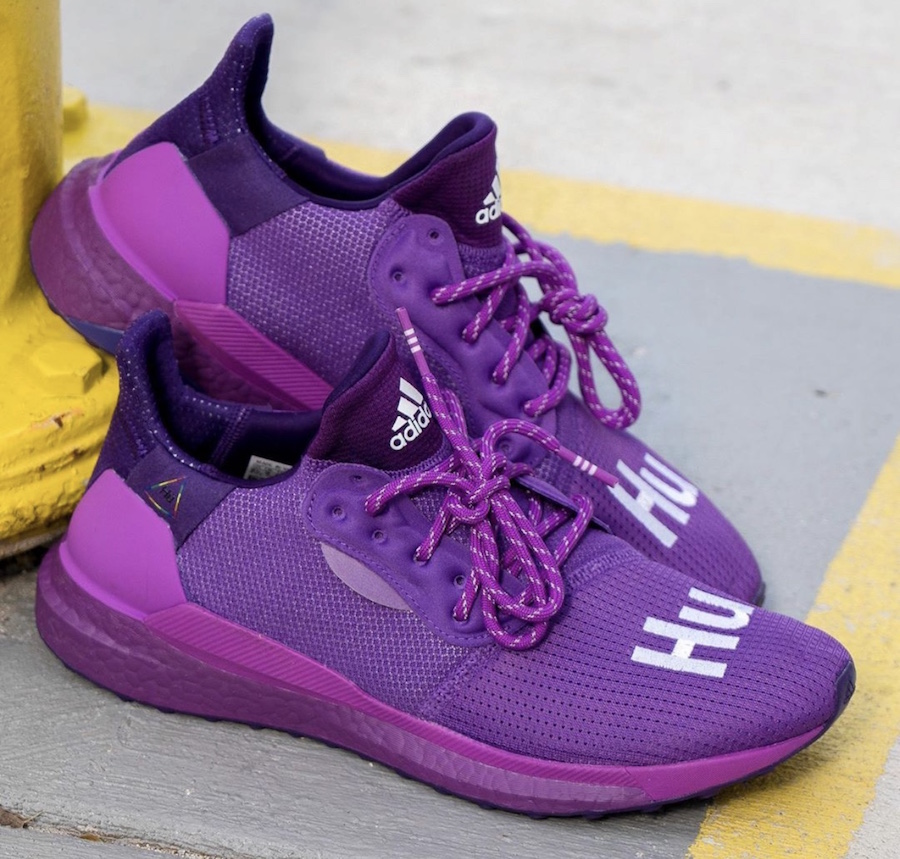 Pharrell adidas Solar Hu Glide Purple Release Date Info