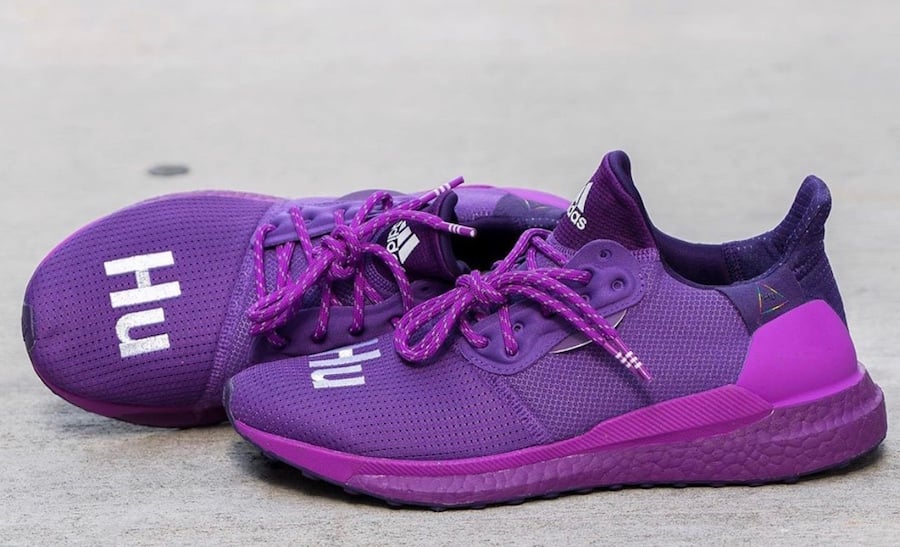 Pharrell x adidas Solar Glide Hu in Purple