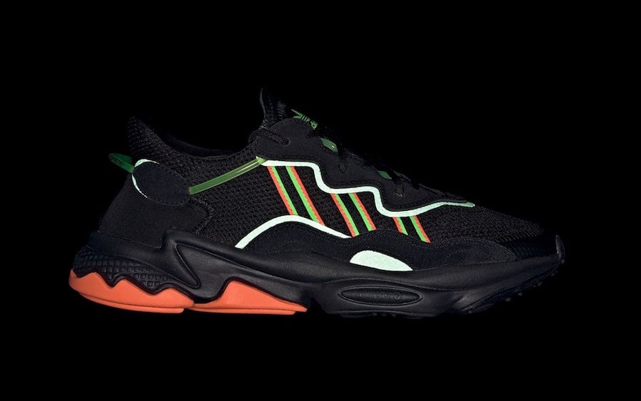 adidas Ozweego Black Orange Green EE5696 Release Date Info