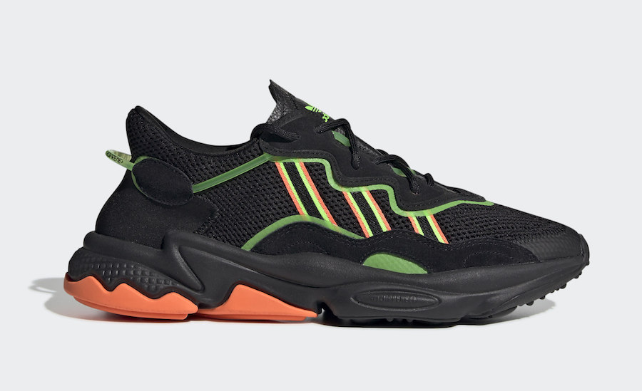 adidas Ozweego Core Black Solar Green EE5696 Release Date