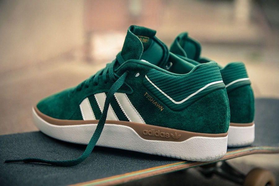 adidas Skateboarding Releasing Tyshawn Jones’ Signature Shoe in ‘Collegiate Green’