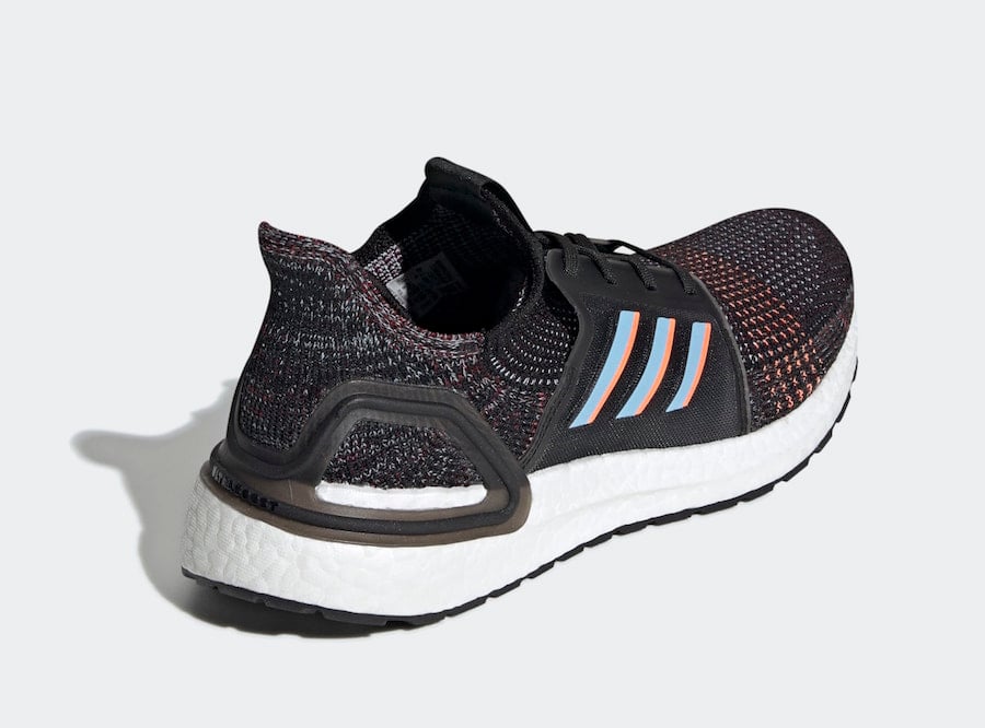 adidas Ultra Boost 2019 Black Glow Blue Coral G54011 Release Date Info