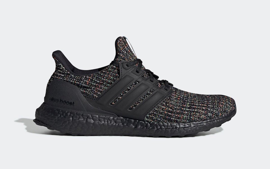 adidas Ultra Boost Releasing in Black with Multicolor Primeknit