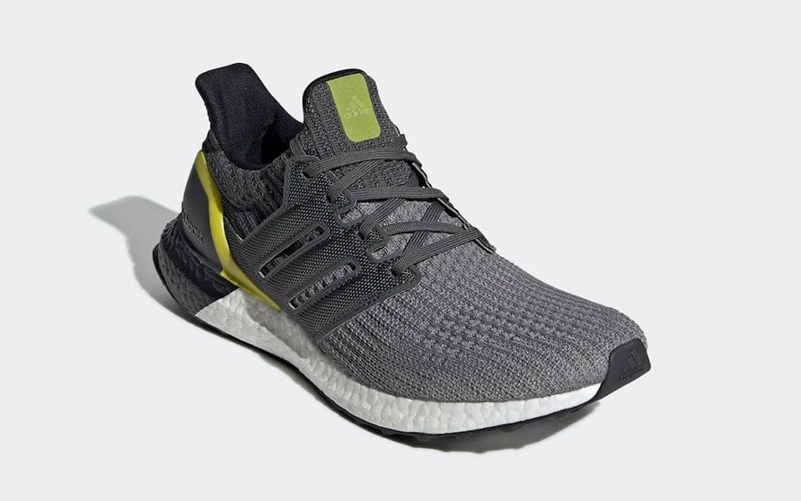 ultra boost grey and green