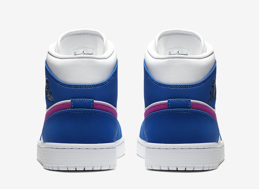 jordan 1 mid hyper royal violet