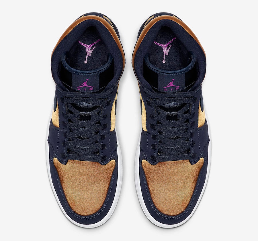 Air Jordan 1 Mid Stain Gold 852542-401 Release Date Info