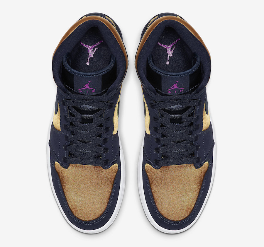 Air Jordan 1 Mid Stain Gold 852542-401 Release Date Info