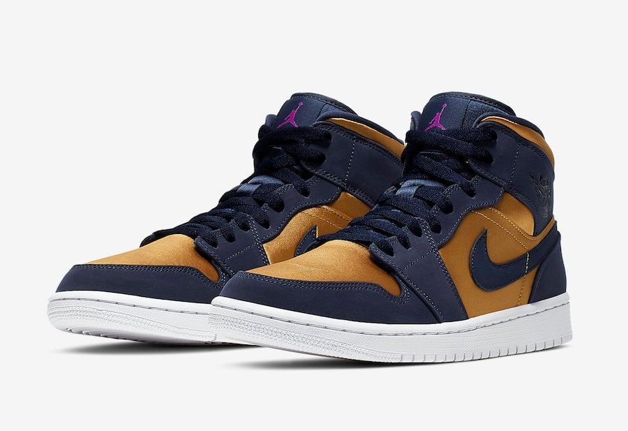 Air Jordan 1 Mid Stain Gold 852542-401 