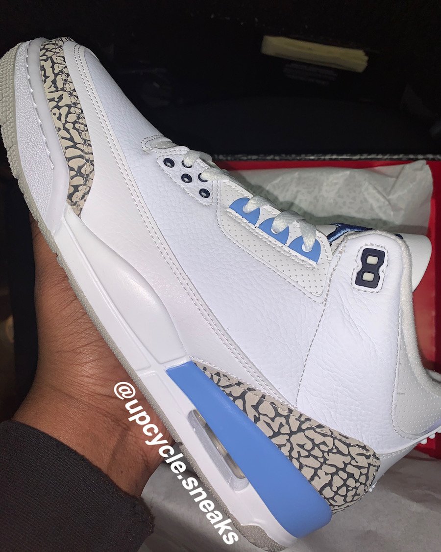 Air Jordan 3 UNC CT8532-104 Release Date