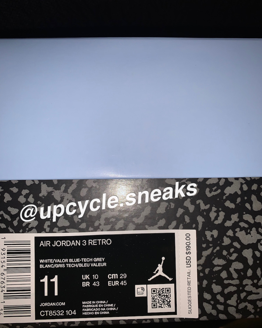 Air Jordan 3 UNC CT8532-104 Release Date