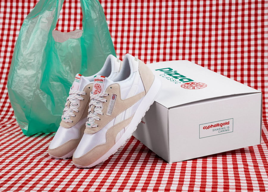 Asphalt Gold x Reebok Classic Nylon Inspired by Pizza