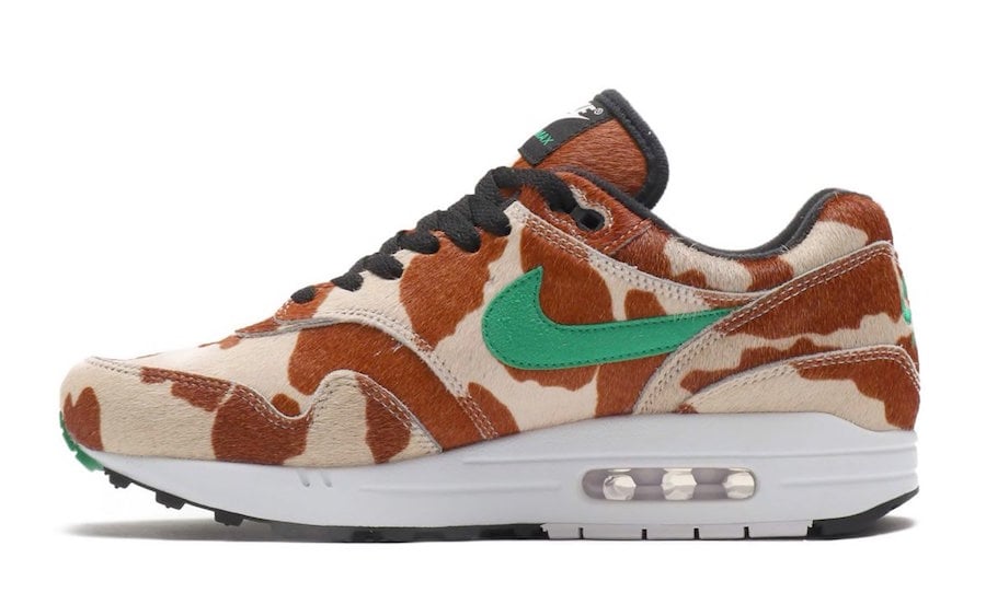 atmos Nike Air Max 1 DLX Animal 3.0 Pack Cow AQ0928-902 Release Date Info
