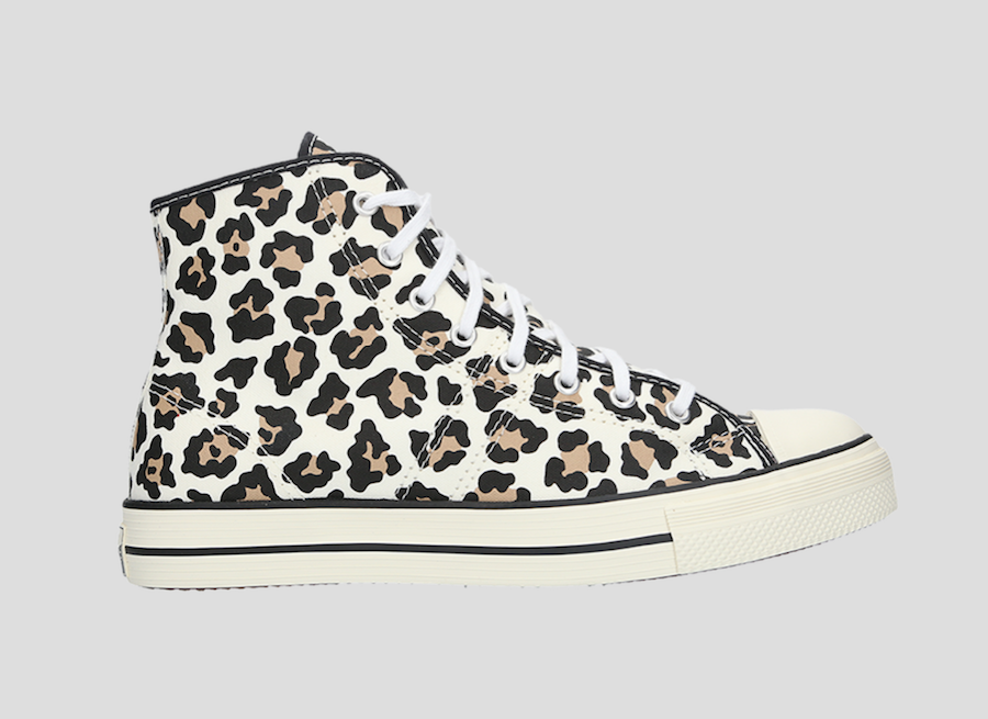The Converse Lucky Star High Top Releases in Leopard Print