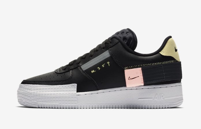 nike af1 type black