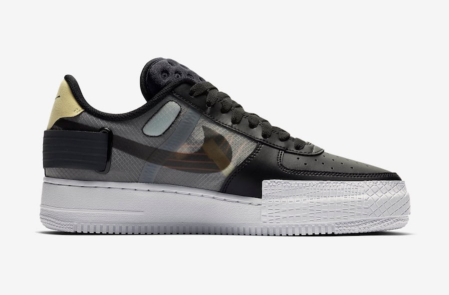 nike af1 type black
