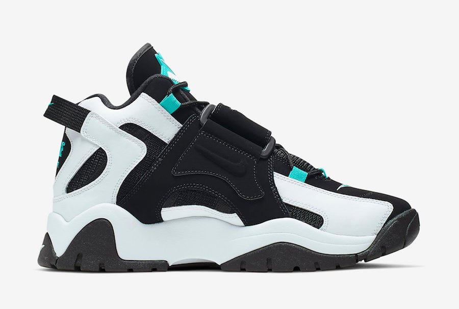 Nike Air Barrage Mid Black White Cabana AT7847-001 Release Date Info