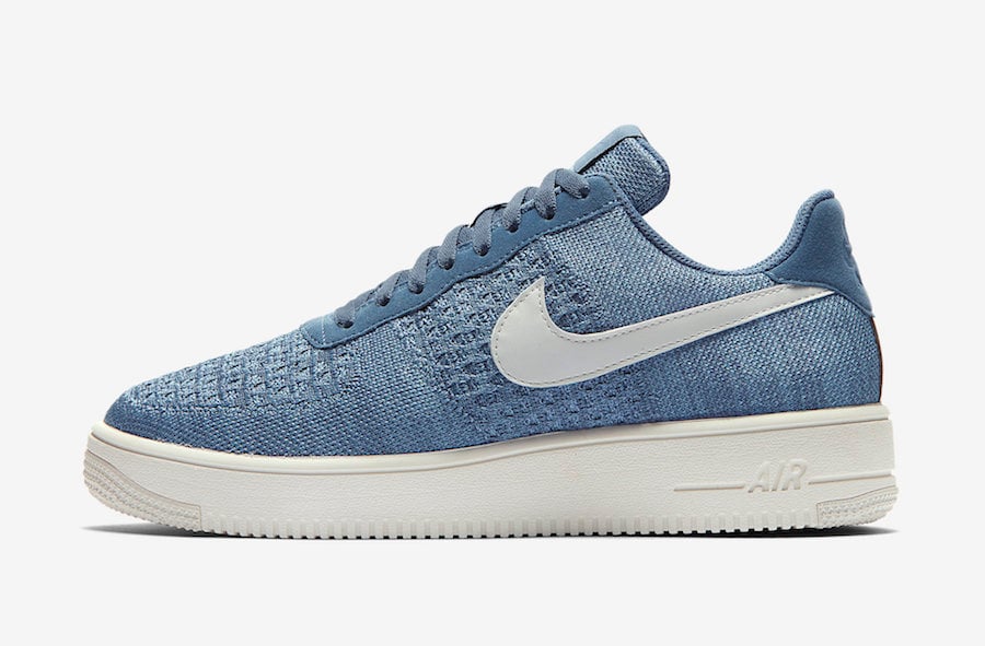 Nike Air Force 1 Flyknit 2.0 Ocean Fog CI0051-400 Release Date Info