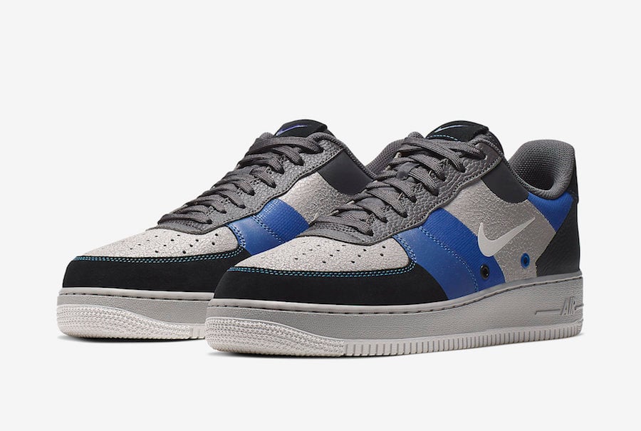 Nike Air Force 1 Low in Grey and Royal Releasing with New Panels