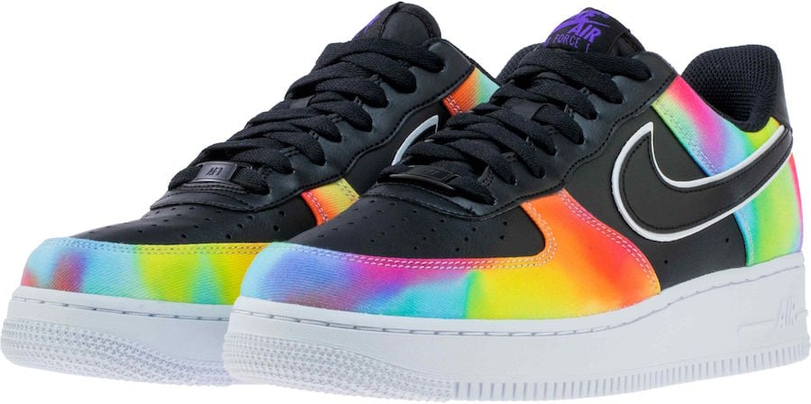 tie dye nike air force