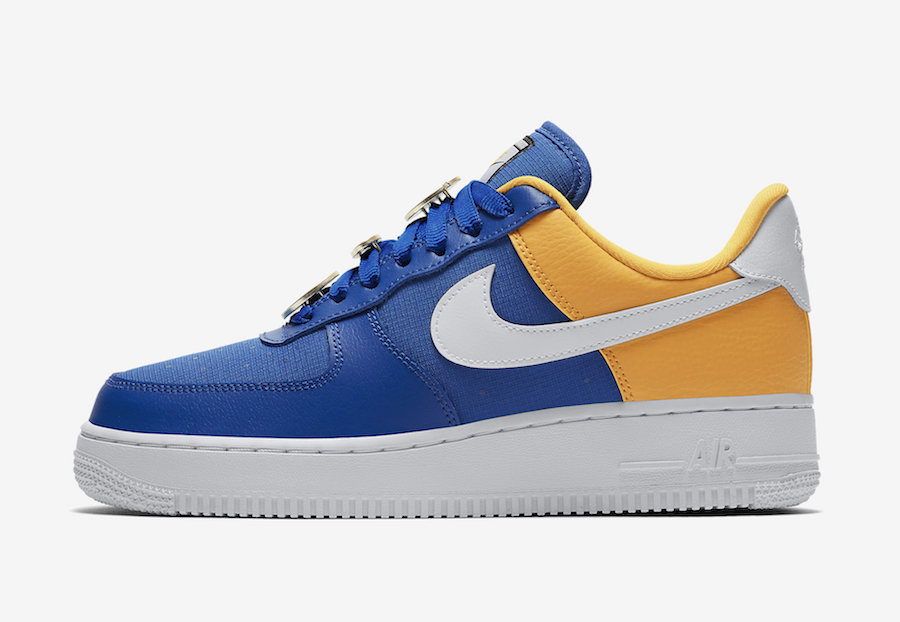 golden state warriors nike air force 1