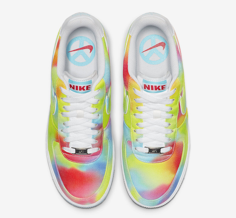 Nike Air Force 1 Low Tie-Dye Chicago CK0838-100 Release Date Info