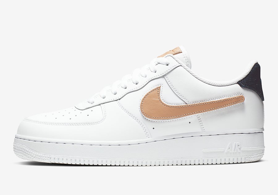 Nike Air Force 1 Low with Removable Denim Swoosh Logos Coming Soon |  Sneakers Cartel