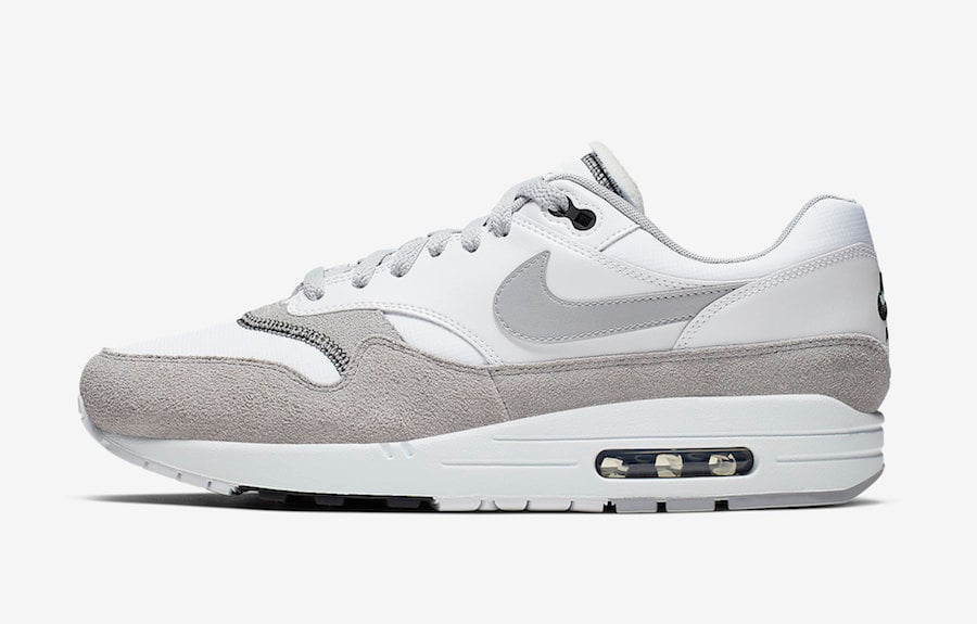 Nike Air Max 1 White Black Wolf Grey AH8145-113 Release Date Info