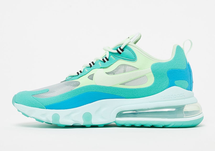 Nike Air Max 270 React Hyper Jade Frosted Spruce AO4971-301 Release Date Info