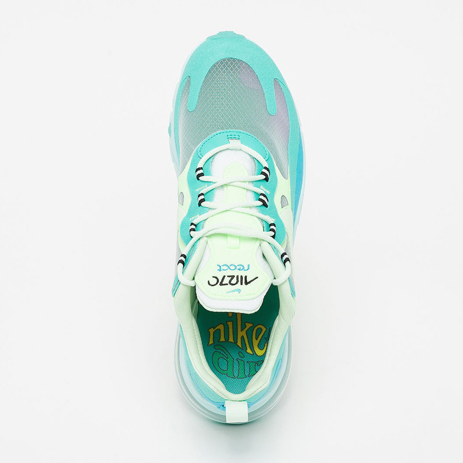 Nike Air Max 270 React Hyper Jade Frosted Spruce AO4971-301 Release Date Info