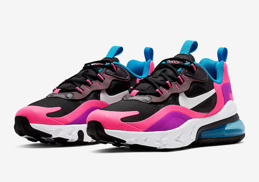 air max 270 turquoise and pink