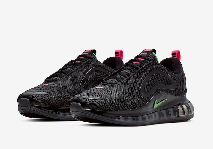 Nike Air Max 720 Black Pink Green 
