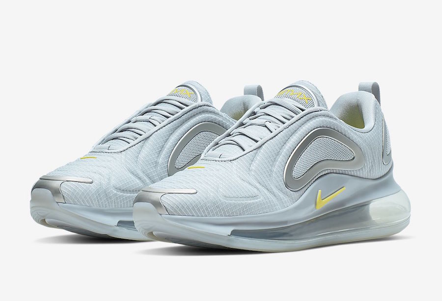 Nike Air Max 720 in Platinum and Yellow Starting to Release